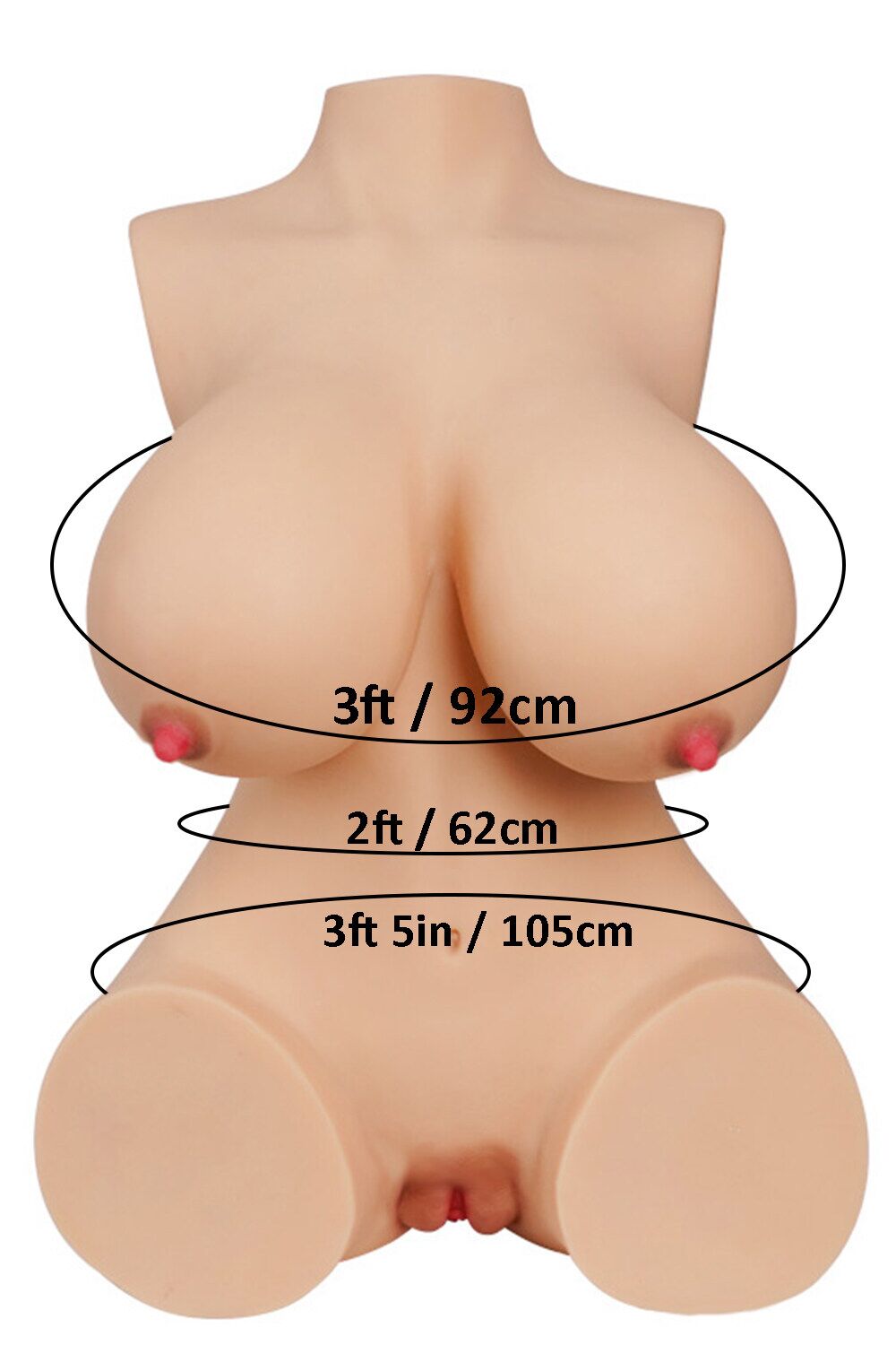 60cm1ft12 K-cup TPE Sex Doll Torso – Nicole (1) Tantaly 60cm/1ft12 K-cup TPE Sex Doll Torso – Nicole at rosemarydoll