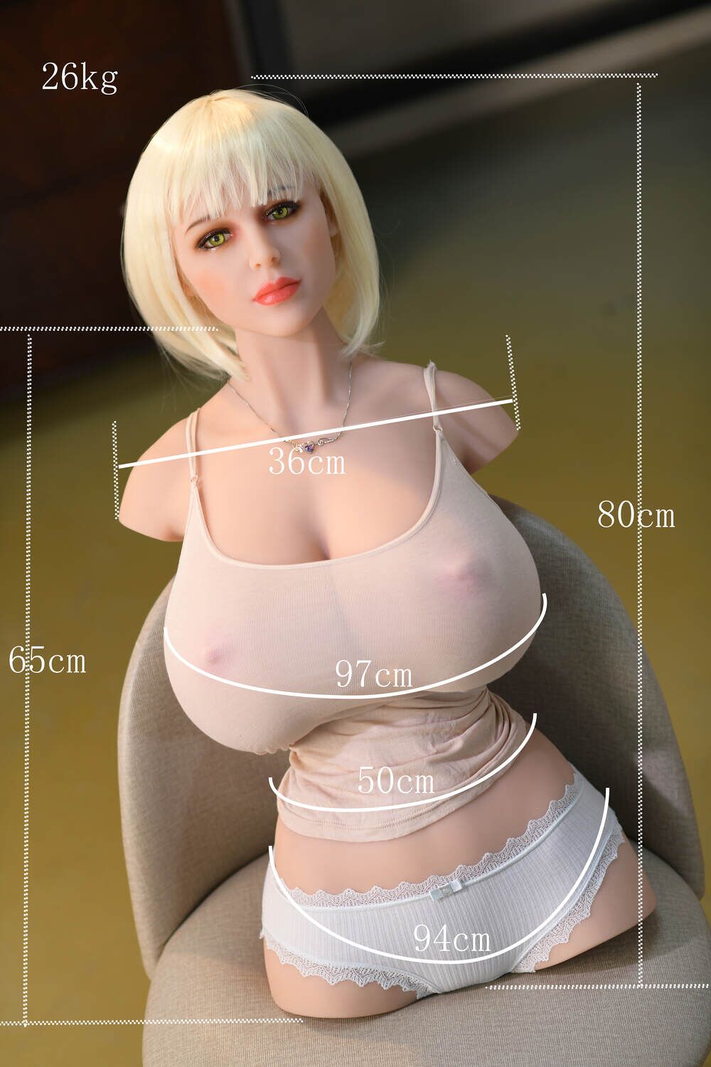 80cm/5ft2 L-cup TPE Sex Doll Torso – Karina (1) 6YE 80cm/5ft2 L-cup TPE Sex Doll Torso – Karina at rosemarydoll