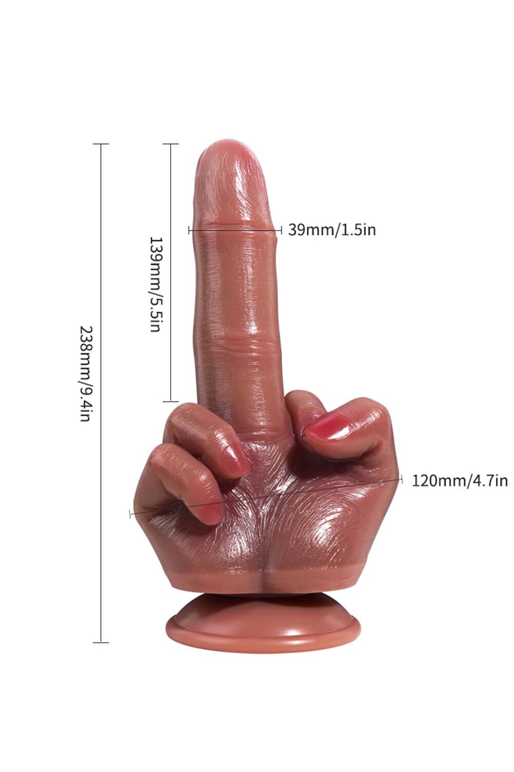 13.9cm5in 1.26LB Silicone Torso Dildo (1) Sigafun 13.9cm/5in 1.26LB Silicone Torso Dildo at rosemarydoll