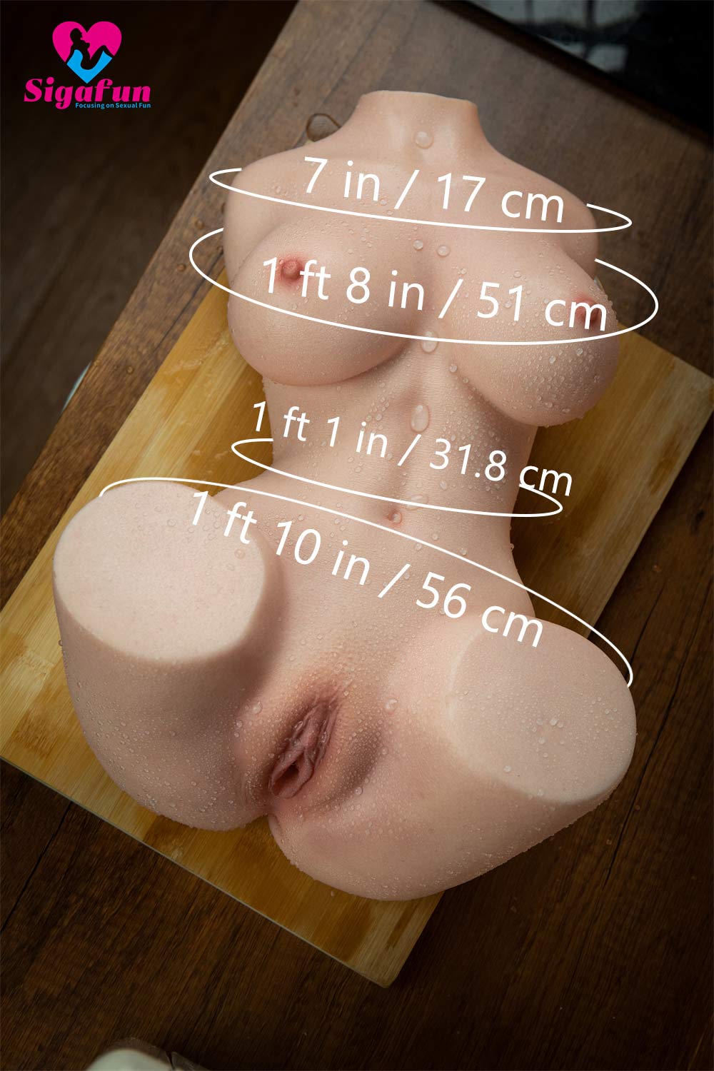 33cm1ft1 12.3LB Silicone Mini Sex Doll Torso (1) Sigafun 33cm/1ft1 12.3LB Silicone Mini Sex Doll Torso at rosemarydoll