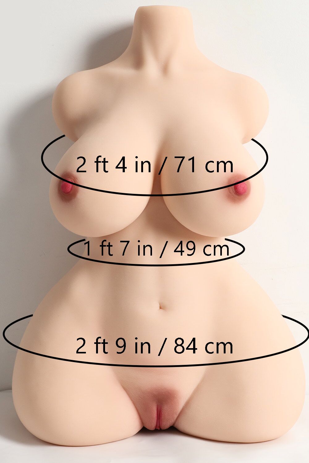 56cm1ft10 25.7LB TPE Life-size Sex Doll Torso (1) WanYi 56cm/1ft10 25.7LB TPE Life-size Sex Doll Torso at rosemarydoll