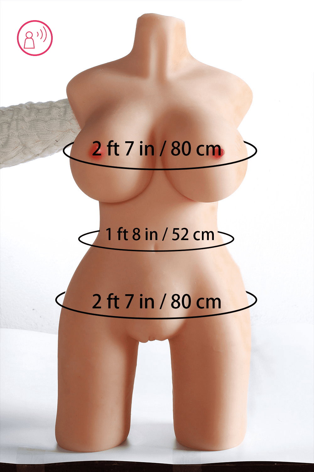 75cm2ft6 40.3LB TPE Life-size Sex Doll Torso (1) AiYuan 75cm2ft6 40.3LB TPE Life-size Sex Doll Torso at rosemarydoll