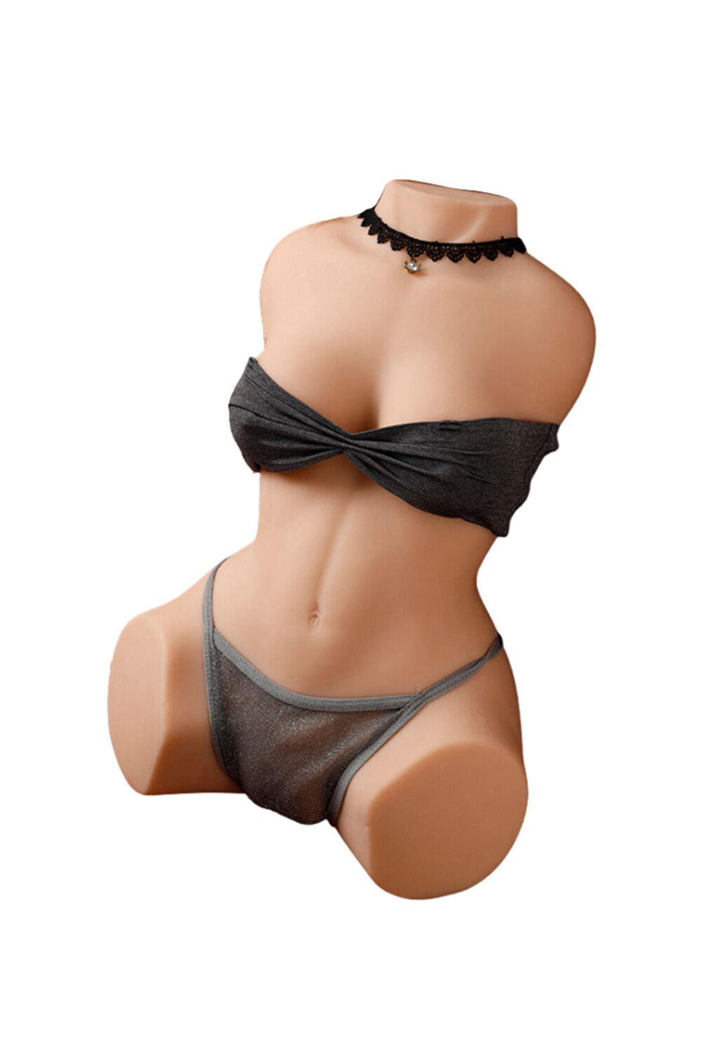 45cm/1ft6 18.7LB TPE Life-size Sex Doll Torso – Delia (Vibrating & Sucking) at rosemarydoll