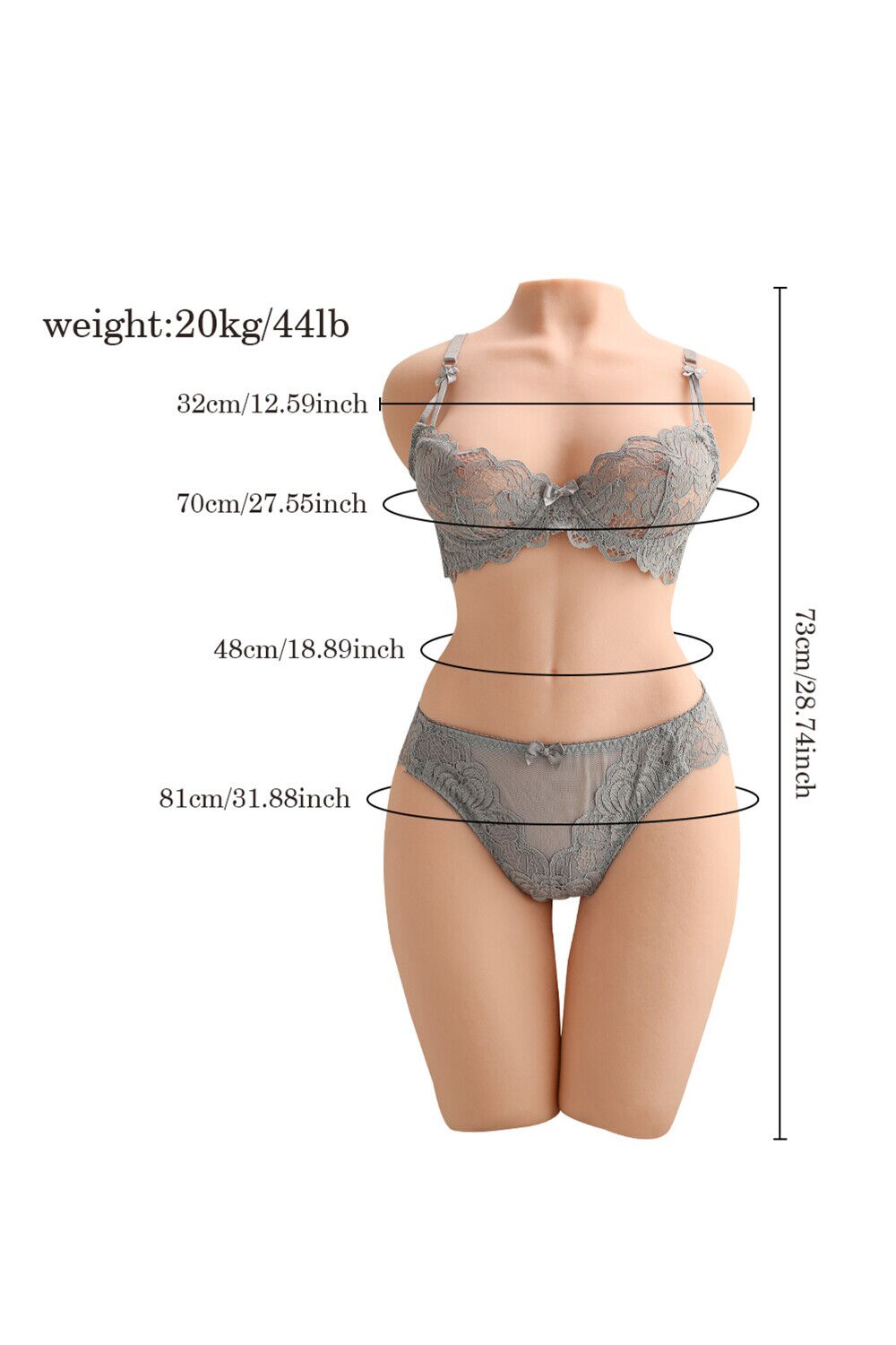 73cm2ft5 44LB TPE Life-size Sex Doll Torso – Lauren (3) 73cm/2ft5 44LB TPE Life-size Sex Doll Torso – Lauren at rosemarydoll