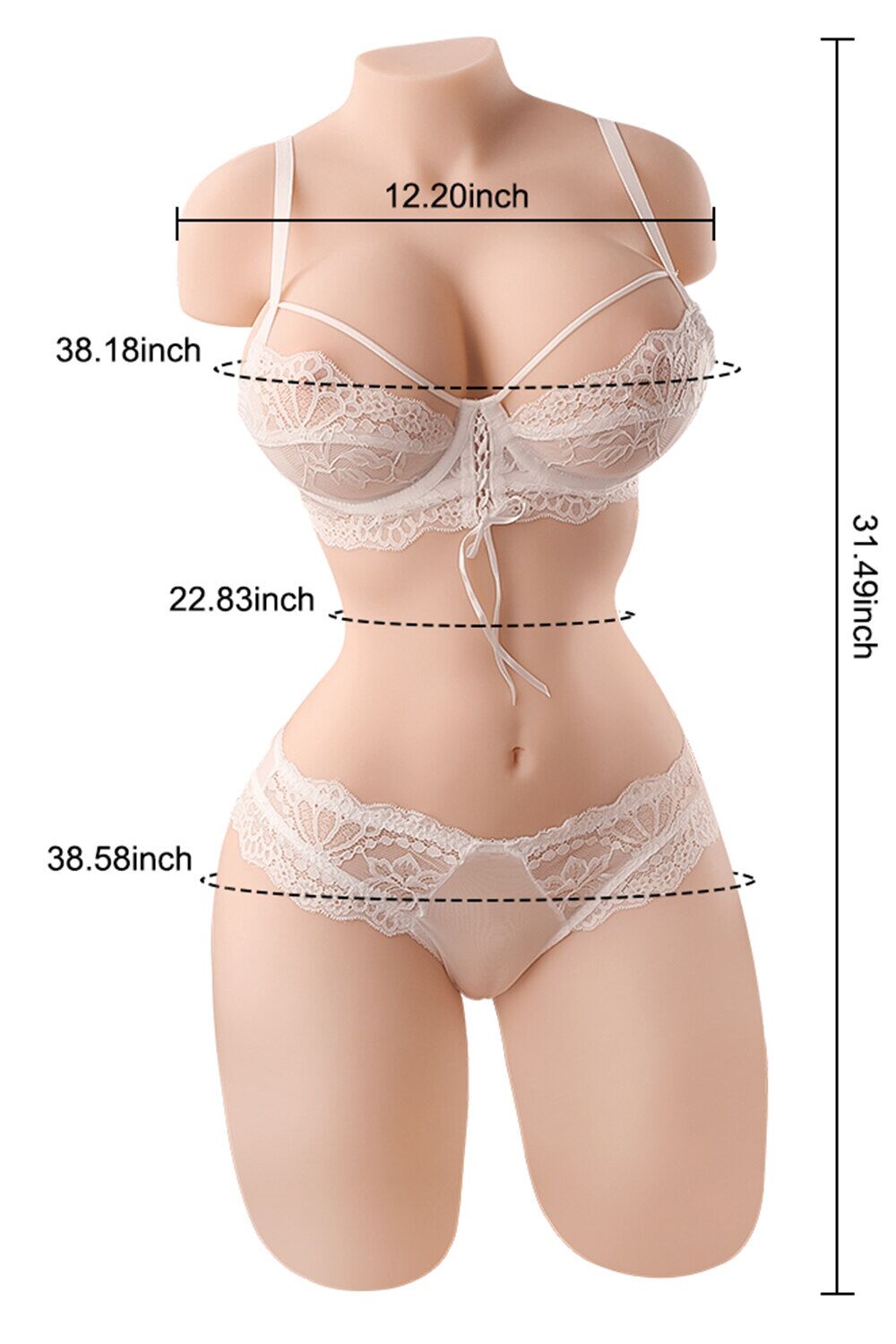 80cm2ft7 57.3LB TPE Life-size Sex Doll Torso – Brandi (1) 80cm/2ft7 57.3LB TPE Life-size Sex Doll Torso – Brandi at rosemarydoll
